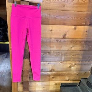 Alo womens Bright Pink High-Waist Active Leggings